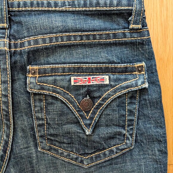 Hudson Jeans - Bootcut Triangle Flap Pocket - Size 26 - Picture 6 of 9